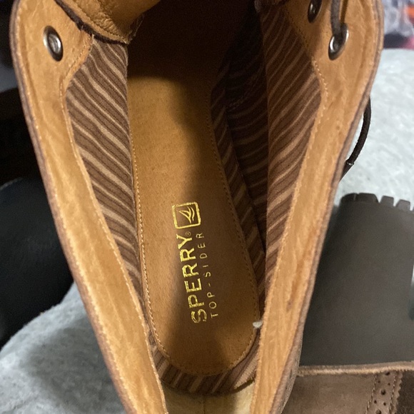 Sherry’s top-sider emory ankle heel boots color brown size 8.5 women - Picture 4 of 4